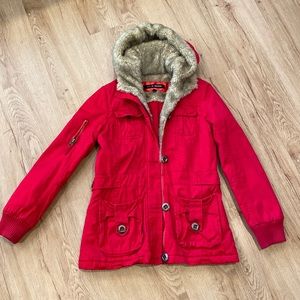 REDUCED!!!Great cond cotton coat! BSK by Berksha! Size L (fits like a 14-16 kids